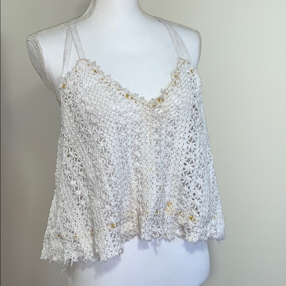 Free People Crochet top - used